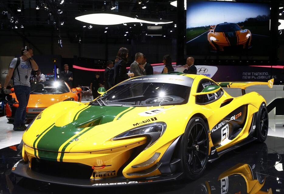 マクラーレン・P1 GTR＝2015年3月3日（ロイター/アフロ）