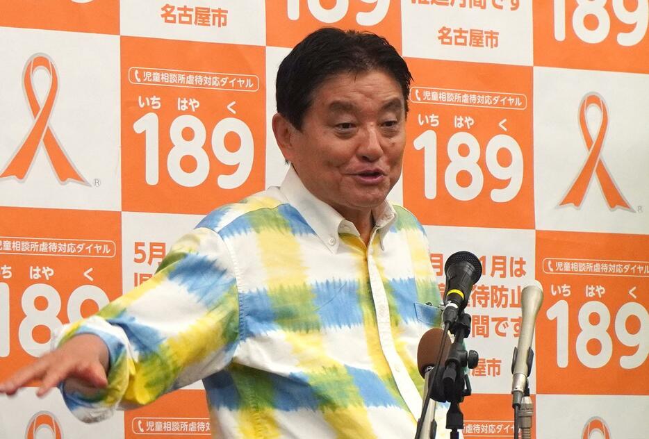 ［写真］名古屋市の河村たかし市長