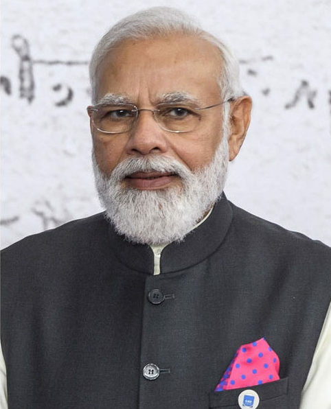 インドのモディ首相（ゲッティ＝共同）