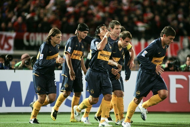 2007FIFAクラブW杯　ACミランがボカ・ジュニアーズ下し優勝＝2007年12月16日（Enrico Calderoni/アフロスポーツ）
