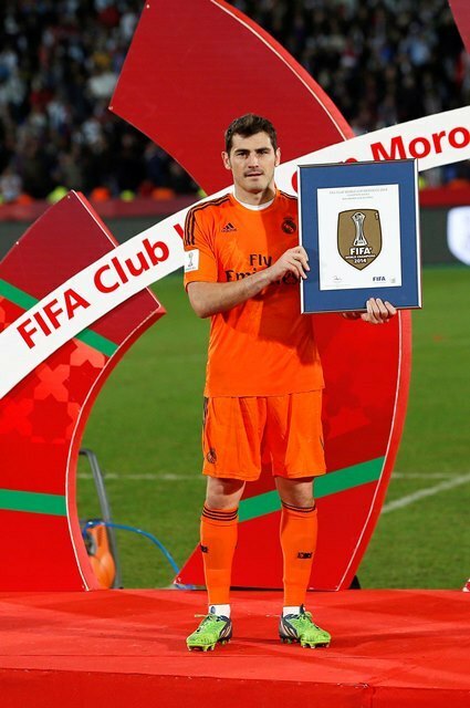 2014 FIFAクラブW杯 表彰式 レアルマドリード 優勝＝2014年12月20日（ロイター/アフロ）