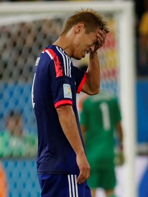 ブラジルW杯、日本はグループリーグ敗退＝2014年6月24日（ロイター/アフロ）