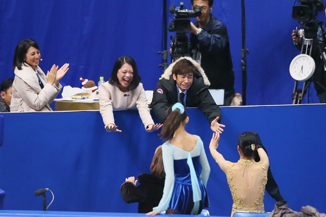 村上佳菜子の演技に涙 2014年NHK杯（アフロ）