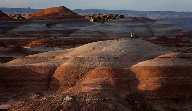 火星有人探査調査団体　米ユタ州砂漠で模擬訓練＝2013年3月2日（ロイター/アフロ）