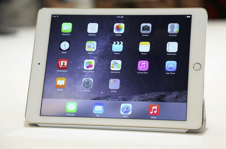 アップル、新iPad発表 指紋認証可能に（ロイター/アフロ）