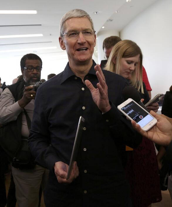 アップル、新iPad発表 指紋認証可能に（ロイター/アフロ）