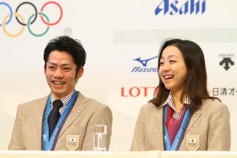 バンクーバー五輪　日本選手団 帰国会見＝2010年（YUTAKA/アフロスポーツ）