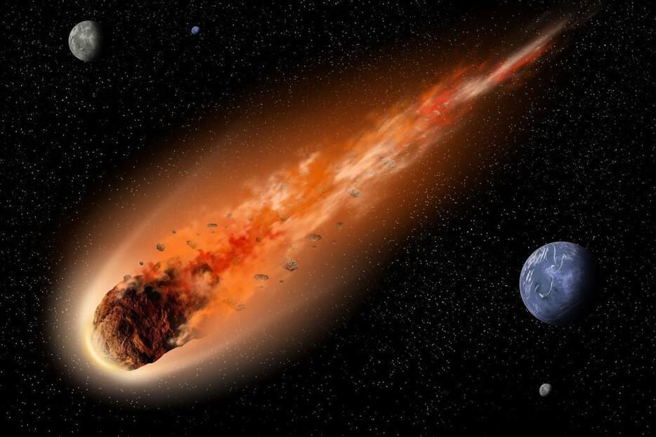 [イメージ画像]6550万年前に地球に落ちた隕石が原因で恐竜が絶滅したといわれている（アフロ）