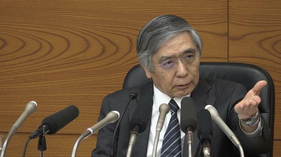 日銀・黒田総裁会見（THE PAGE編集部）