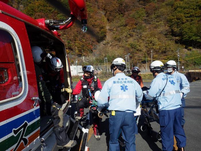 [写真]救助訓練などに活躍した「アルプス」（長野県のホームページから）