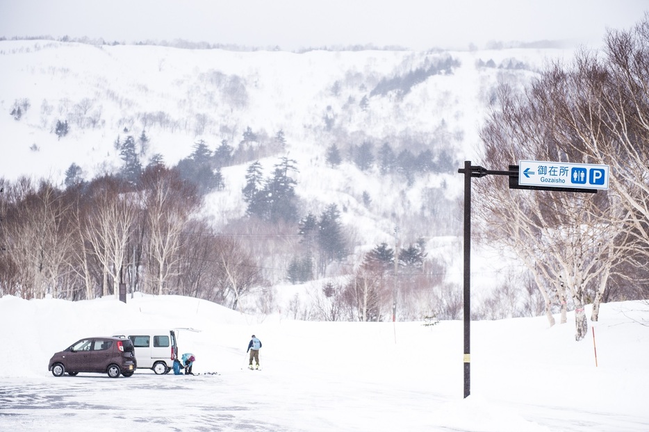 バックカントリー人気が高まっている八幡平スキーエリアの入り口「御在所」　写真：佐藤慧
