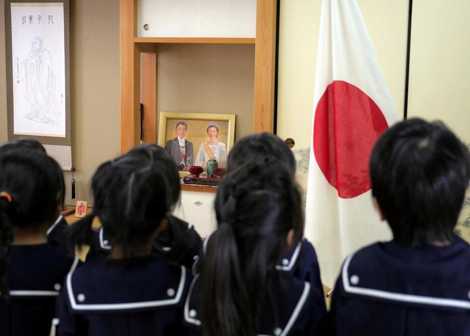 [写真]森友学園が運営する「塚本幼稚園」（ロイター/アフロ、2016年11月撮影）