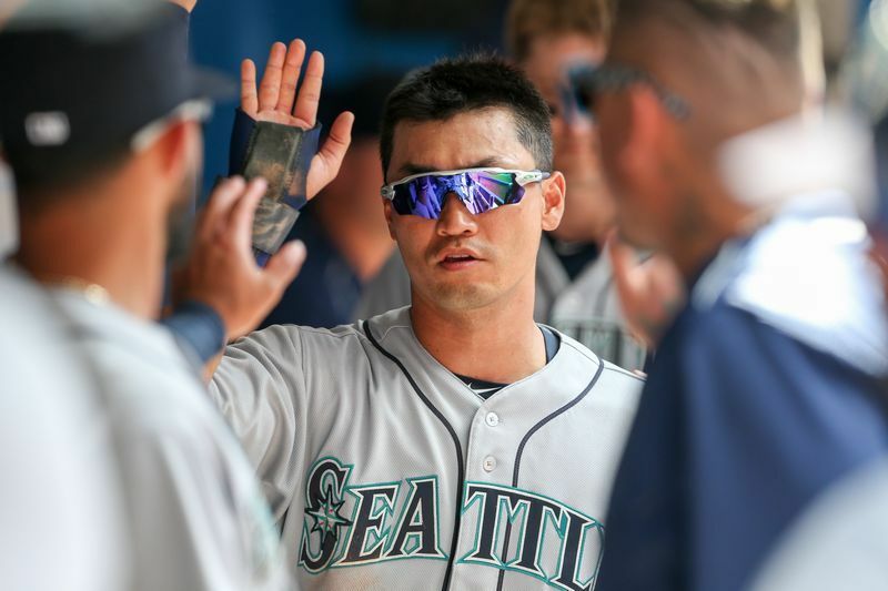 今日チームに合流する青木は1番・センターの可能性が高い（写真：USA TODAY Sports/アフロ）