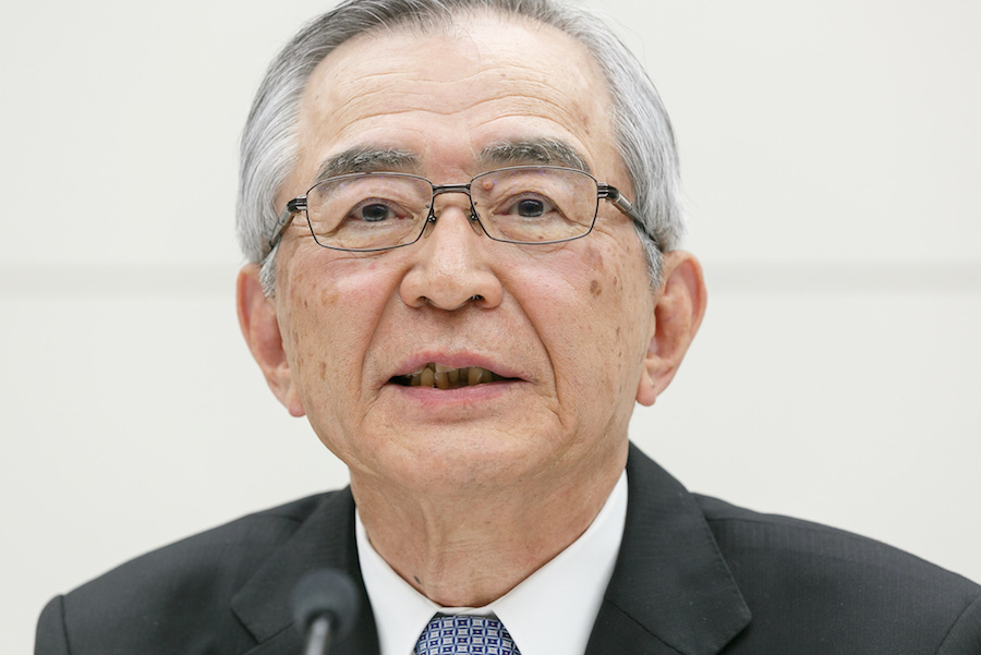 東京電力ホールディングスの新会長となった川村隆日立製作所名誉会長