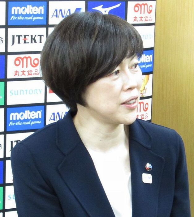 [写真]東京五輪への思いを語る中田久美氏