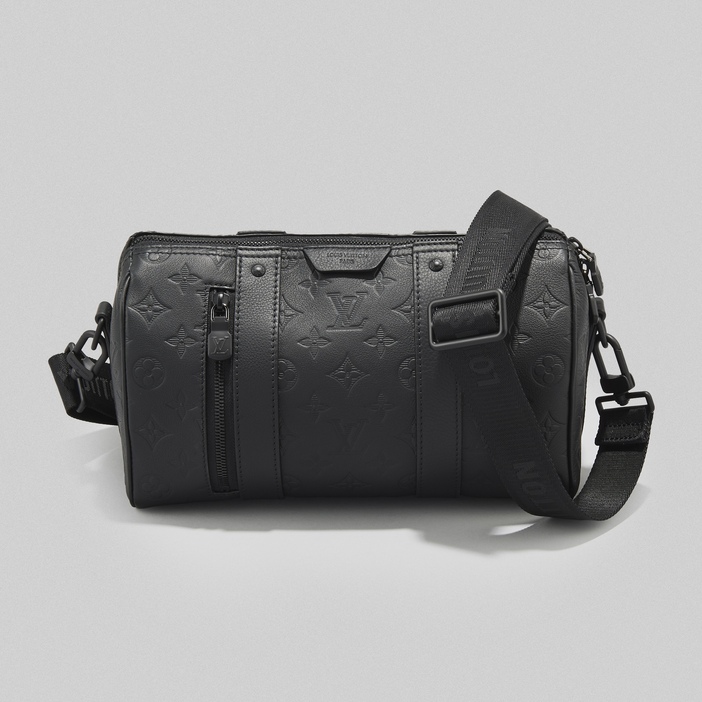 LOUIS VUITTON 黒レザー ハンドバッグ Louis Vuitton 上品な ハンドバッグ【ロック＆ゴー】レザー 人気