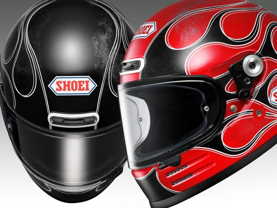 SHOEI「グラムスター」に威圧感MAXのフレイムパターン「BLAST」新登場