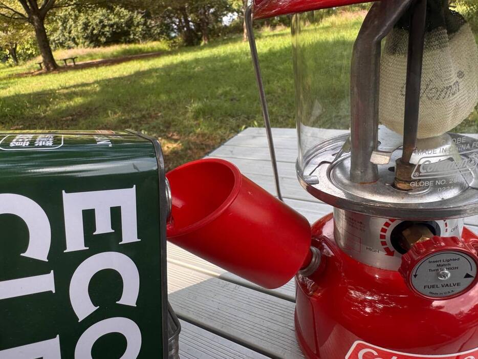 CL15 再塗装◎ 2006/09製造◎ マリンブルー ガソリンランタン CL15 再塗装◎ 2006/09製造◎ マリンブルー ガソリンランタン