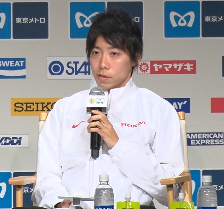 「東京マラソンではMGCの悔しさをぶつけられればいいなと思っている」と設楽選手