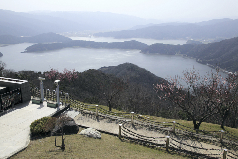 [写真]福井梅の産地、三方五湖(アフロ)