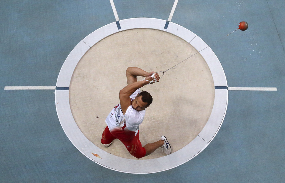 世界陸上・モスクワ大会決勝=2013年8月12日（写真：ロイター/アフロ）