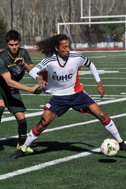 日本国籍を持つエリボは球際に強い守備的MF （写真・Keith Nordstrom/ New England Revolution）