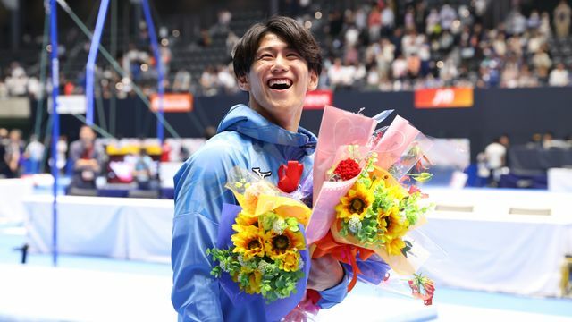 体操日本代表の橋本大輝選手(写真：長田洋平/アフロスポーツ)