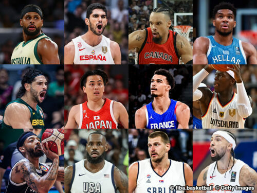 パリ2024オリンピックには世界の強豪12カ国が参戦する［写真］fiba.basketball , Getty Images