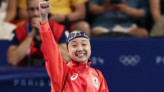 競泳・女子400mメドレーで6位入賞の成田実生選手（写真：新華社/アフロ）