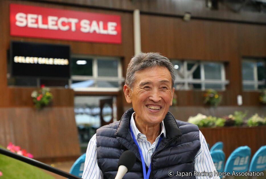 ノーザンファームの吉田勝己代表