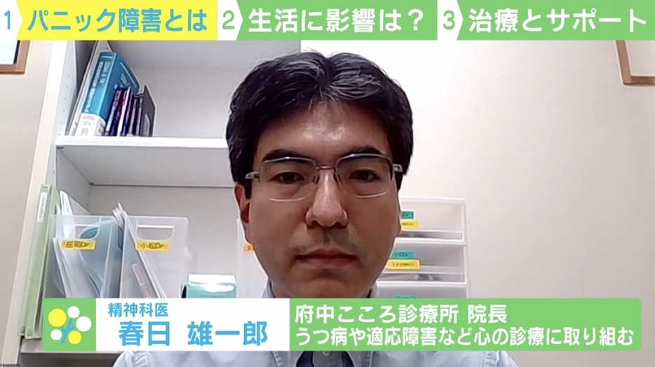 府中こころ診療所院長で精神科医の春日雄一郎氏