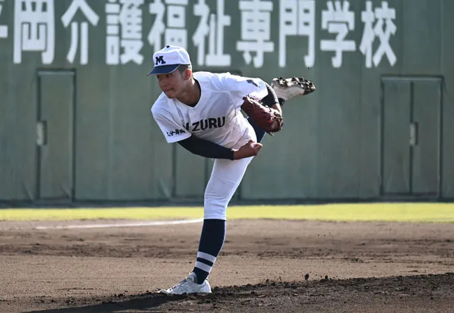 大分舞鶴・秋田康介　※写真は過去の取材より