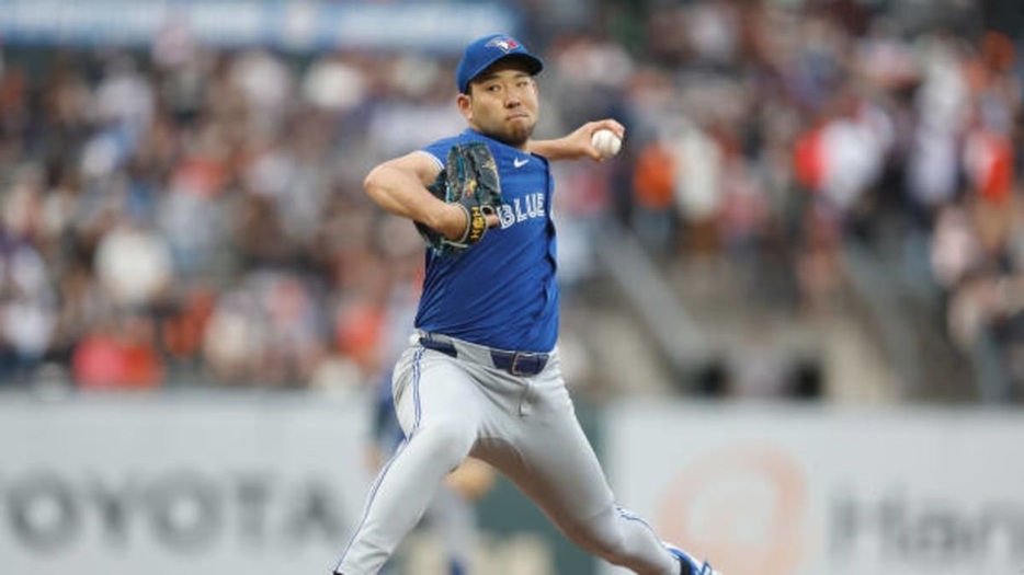 トレードされることが確実視されているブルージェイズの菊池雄星（MLB Advanced Media）