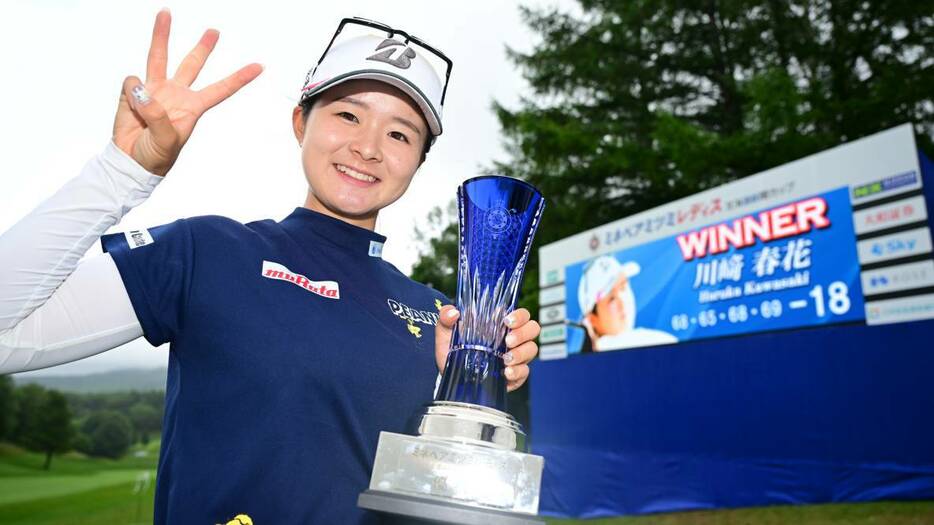 川﨑春花選手（写真：Getty Images）