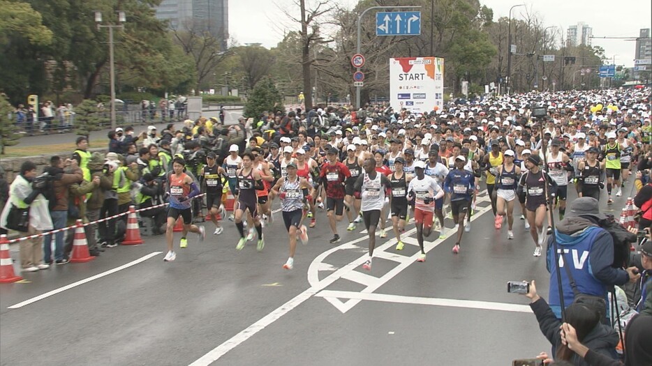 大阪マラソンの様子（2024年2月）