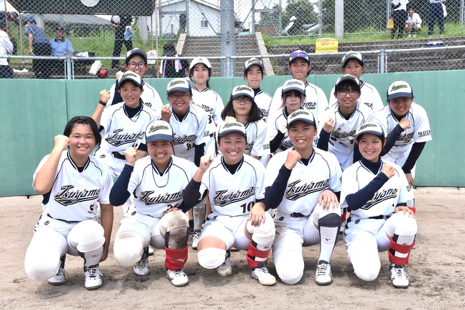 準優勝の中学生チーム・津山クラブ