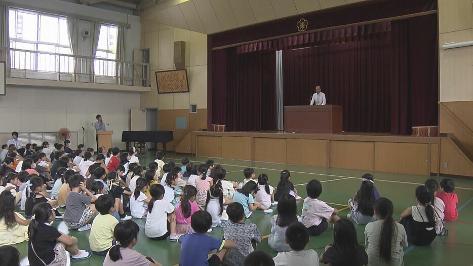 名古屋市東区の東桜小学校で行われた終業式 2024年7月19日