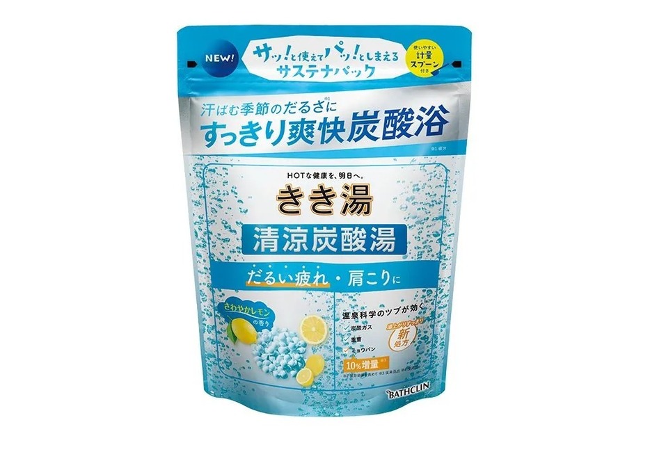 バスクリン きき湯清涼炭酸湯　さわやかレモンの香り　医薬部外品　360g