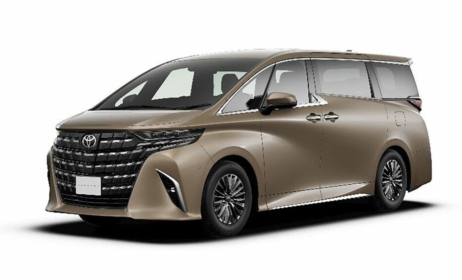 トヨタ車体の富士松工場第2ラインで生産する「アルファード」