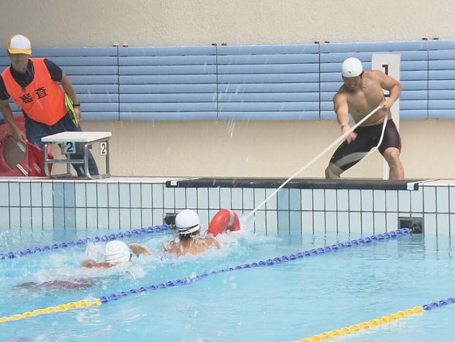 名古屋市消防学校で開かれた競技会