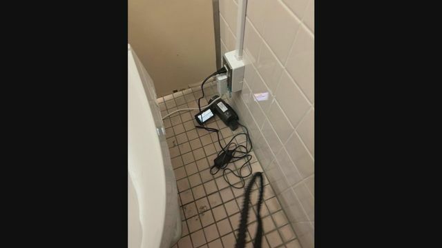 トイレに放置されたビデオカメラ盗撮か(3日大野市)