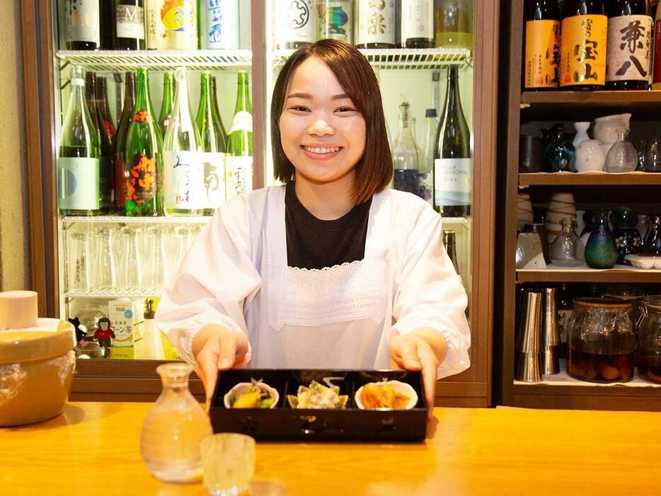 笑顔がチャーミングな店長の佐藤さん