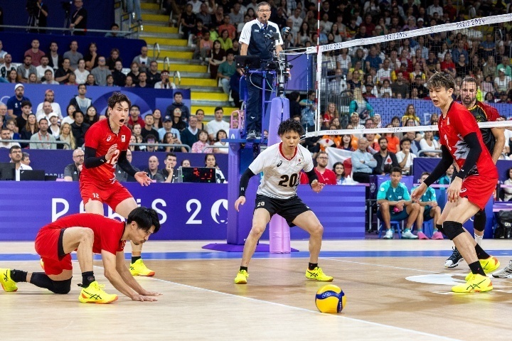 日本はフルセットの末にドイツとの初戦を落とした。(C)Getty Images