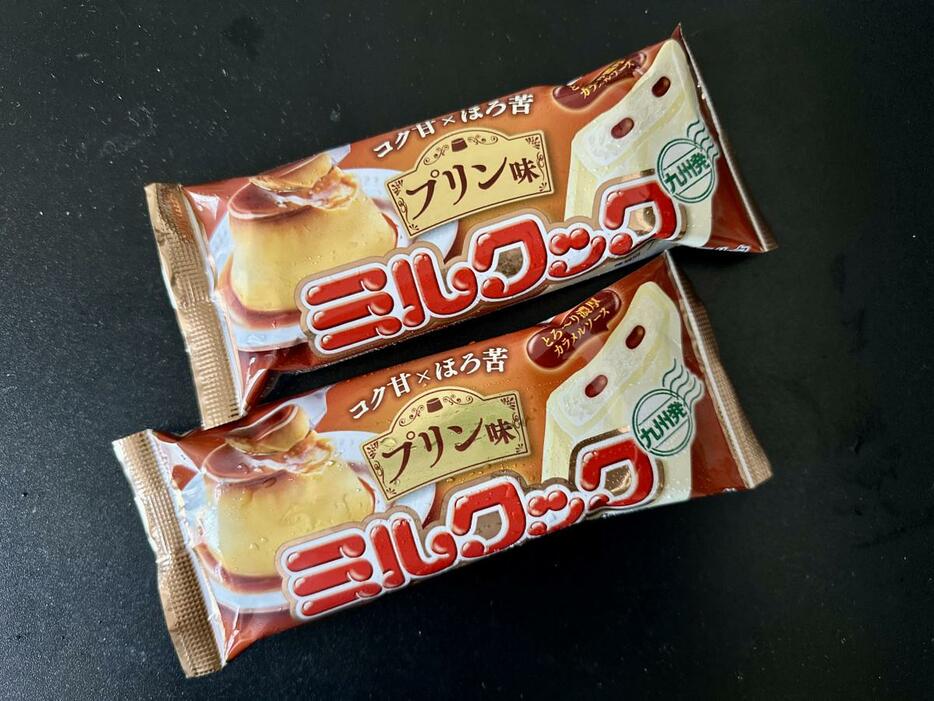 竹下製菓の新商品「ミルクック プリン味」