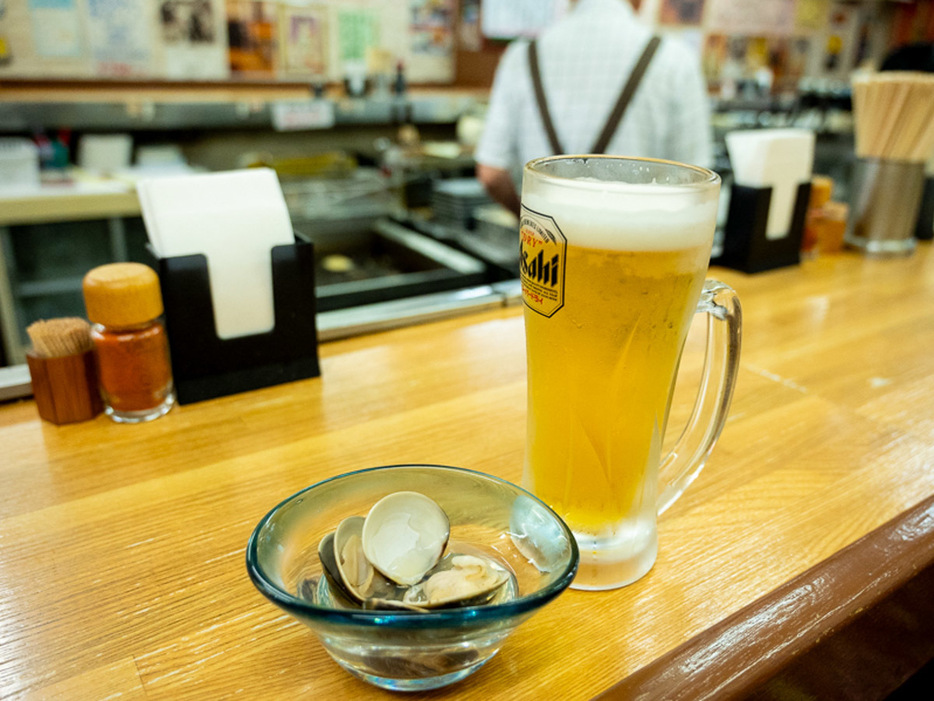 「おかえり～セット!! 生ビールか日本酒1杯＋本日のおふくろ料理1品」700円