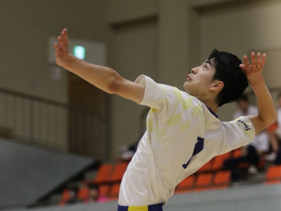 川野琢磨（駿台学園）【写真：月刊バレーボール】