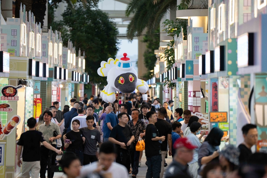 マカオの2024年1～6月累計インバウンド旅客数が1600万人超に（資料）＝「マカオ国際美食都市カーニバル」会場（写真：MGTO）