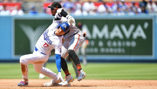 2塁打をマークした大谷翔平選手(写真：USA TODAY Sports/ロイター/アフロ)