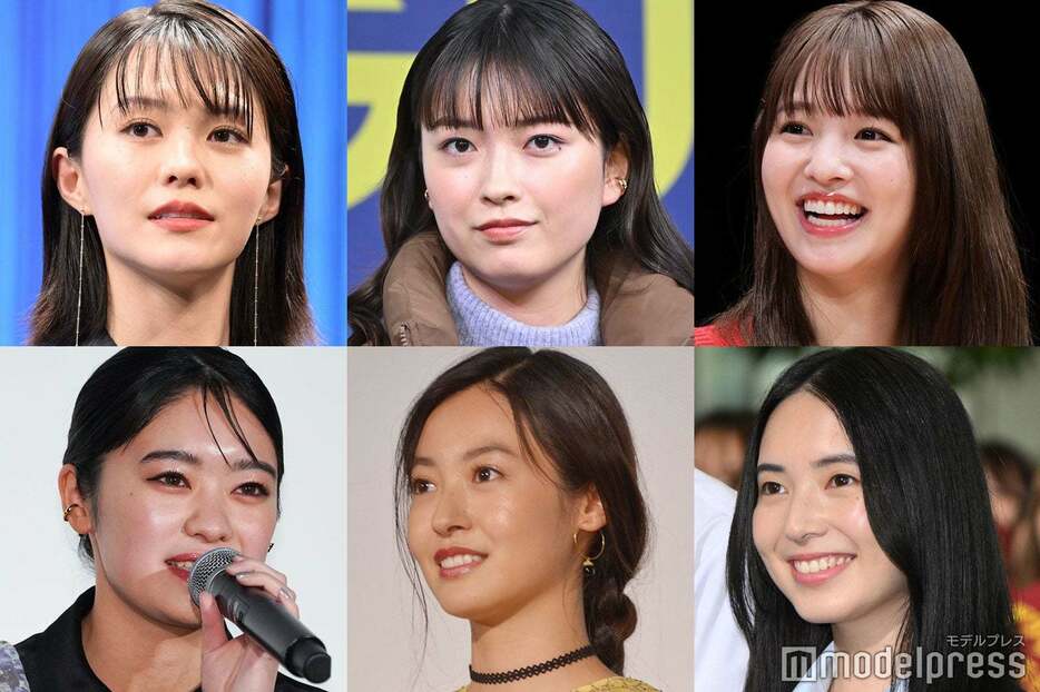 （上段左から）志田彩良、茅島みずき、横田真悠（下段左から）吉柳咲良、田辺桃子、大和奈央