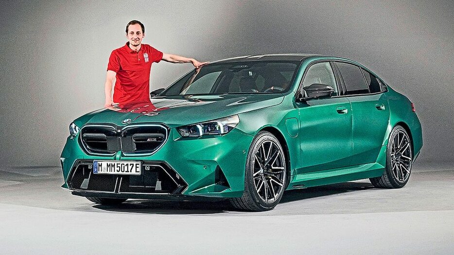 いかつい風貌の新型BMW 「M5（G90）」が登場。まずはセダンから。続いてツーリングが今年後半に登場予定。